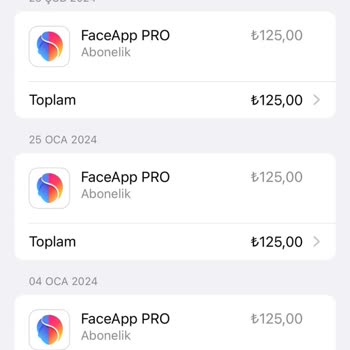 Faceapp Abonelik İptali Ve Abonelik Dışı Para İadesi