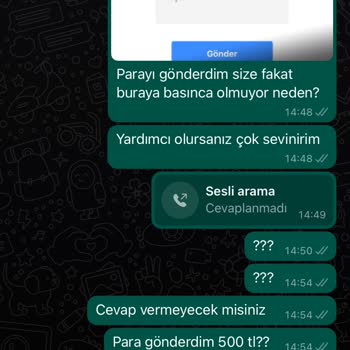 Mivia Butik Paramı Aldı Ürün Göndermedi Paramı Geri İstiyorum