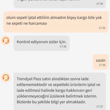 Trendyol Pass İade Almıyor, Hakkı Geri Vermiyor