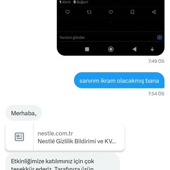 Nescafe Çekiliş Ödülümü Alamadım