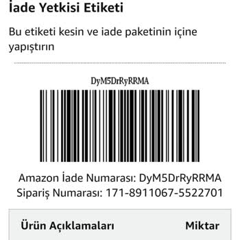 MNG Kargo Aldığım Ürünü İade Edemiyorum.