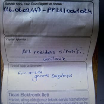 Franke Oven Malfunction and Warranty Fail