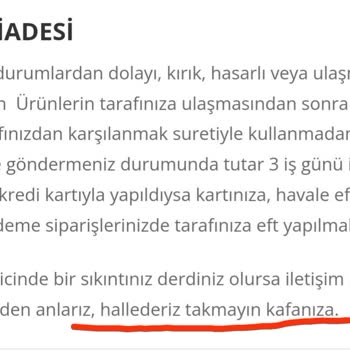Doa Kozmetik Para İadesini Geciktiriyor