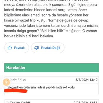 Doa Kozmetik Para İadesini Geciktiriyor