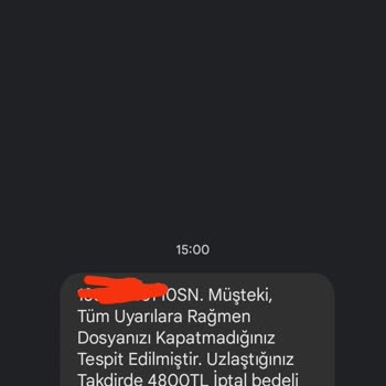 STANDARTDNS (SMS) Mesajı