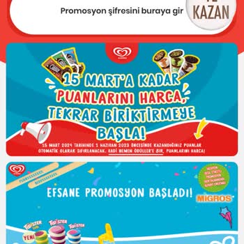 Bandırma İlcesinde Algida İle Kazan Puanlarını Kullanamama
