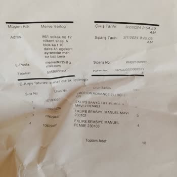 Gratis Eksik Ürün Gönderdi