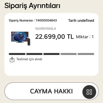 LG İnternet Sitesi Siparişi