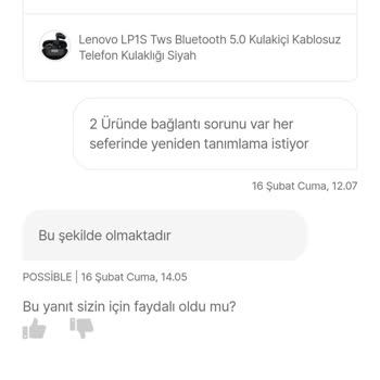 Hepsiburada Sorunlu Kulaklığı Zorla Kabullendirmek