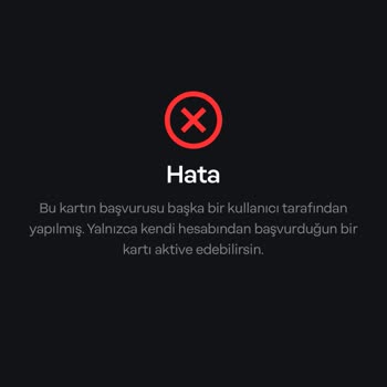 Papara Kartım Aktif Olmuyor