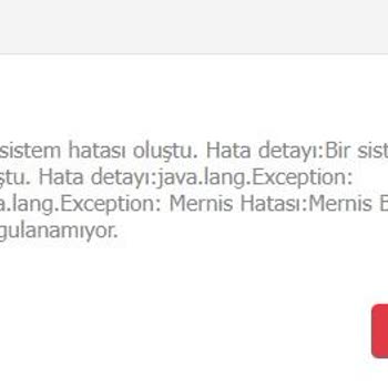 E-Devlet (Turkiye.gov.tr) Hazır Beyanname Sistemi Hatası