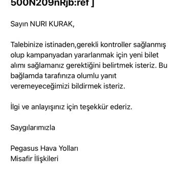 Pegasus Balkanlar %50 Kampanya Yalanı