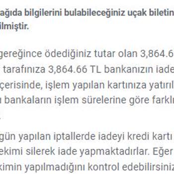 Obilet Ücret İadesi Sorunu