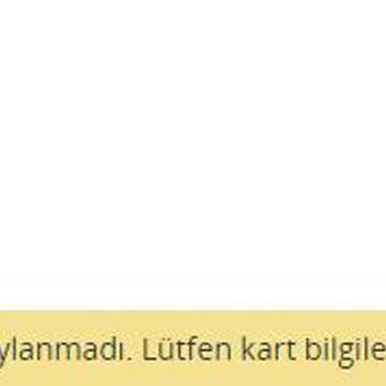 Hadi - Tom Bank   Mastercard İnternet Harcama Hatası