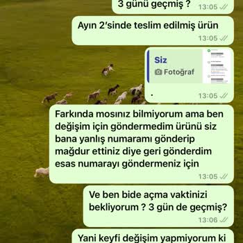 Kremlin Co Yanlış Ürün Gönderip Doğrusunu Kargolamıyor Cevap Veren Yok