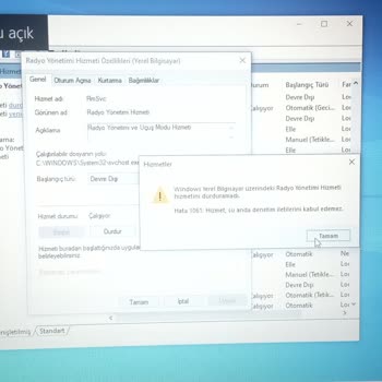 WİNDOWS10 PC Uçak Modu Açık/kapalı Sorunu