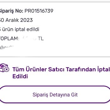 Gratis Para İadesi Yapılmadı