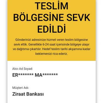 AGT Kurye Kargo Teslim Etmemesi