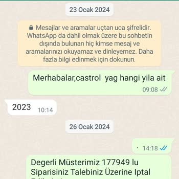 Sanal Yağ Market İnternetten Alınan Yağın İadesinde Yaşanan Sorunlar