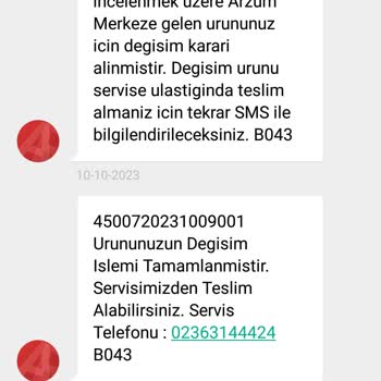 Arzum Vermiş Olduğu Garantinin Arkasında Durmuyor Ali 0507 940 48 43