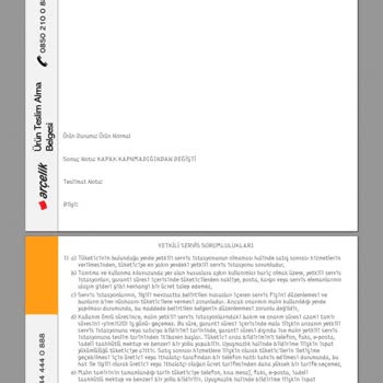 Arçelik Servisten Hasarlı Gelen Ürün