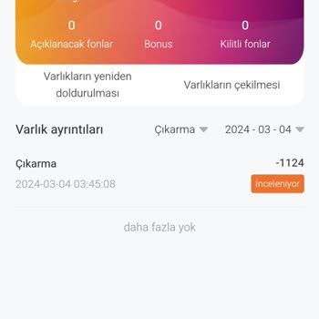 Paicoo Para Çekme İşlemi