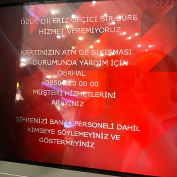Ziraat ATM Paramı Yuttu