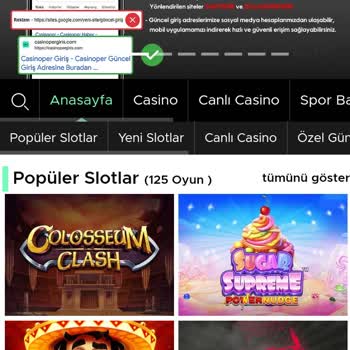 Casinoper Siteye Giriş Yapamıyorum