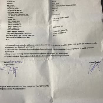 Migros Mağduriyet Mağazanın İlgisizliği