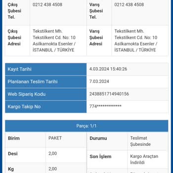 Sürat Kargo İstenmeyen İade Süreci Ve Yüksek Ücret Sorunu