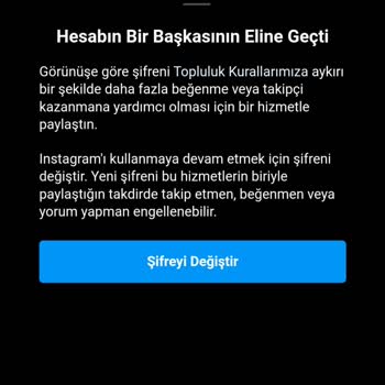 Instagram Hesaba El Konuldu