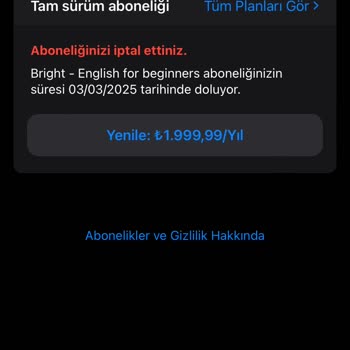 Bright Learn Fast Hesabımdan Onaysız 2 Bin Çekilmiş