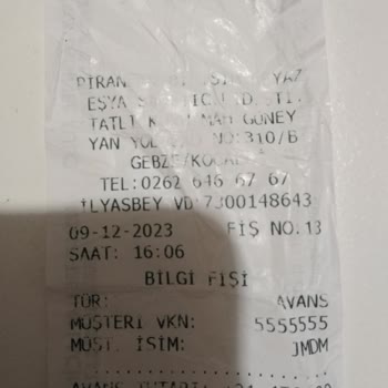 Beko Piranlar Kurutma Makinemi Teslim Etmiyor