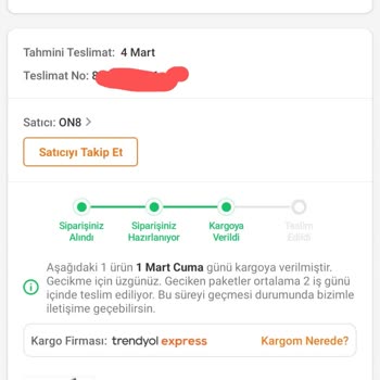 Trendyol Express Kayıp Kargo Ürün İle Alakalı Muhatap Yok...