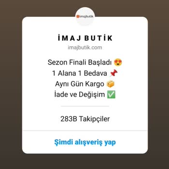 İmaj Butik Yayınlamış Olduğu Reklamın Arkasında Durmayan Bir Firma