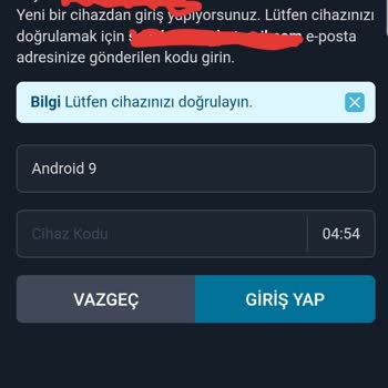 BTCTURK BTC'den Mail Gelmiyor