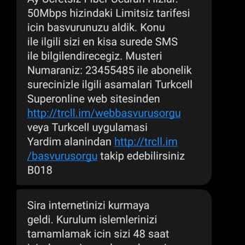 Superonline İnternet Servis Sağlayıcısının Fatura Şikayeti