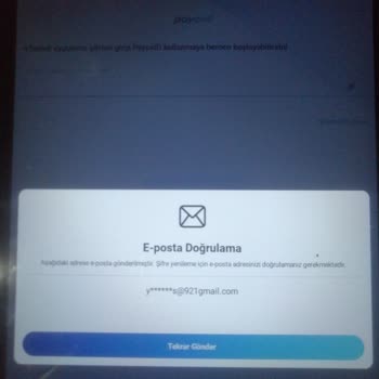 Paycell Gmail'e Şifre Yenileme Kodu Gelmiyor