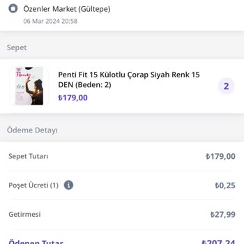 Getir Ürün Yanlışlığı Şikayeti