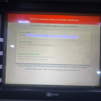 TEB Soma Şube ATM Paramıza El Koydu