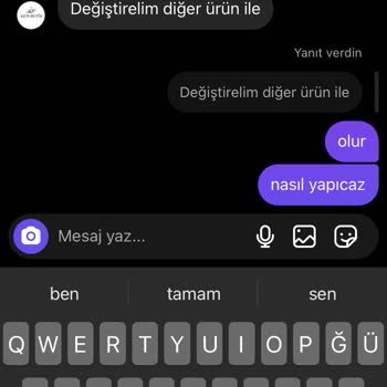 Keys Butik Yanlış Ürün Yolladılar