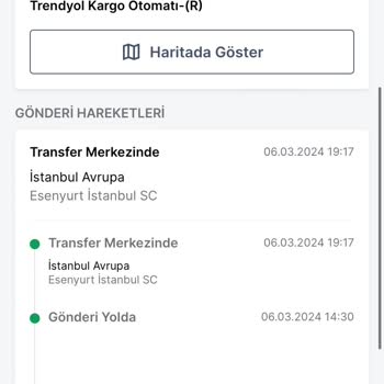Trendyol Express / İstanbul Turu Yapan Kargo