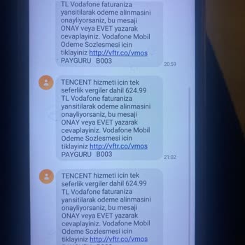 Tencent Games Türkiye Tencent SMS Saçmalığı