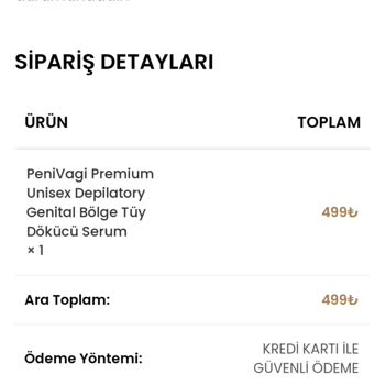 Penivagi Premium Sipariş Onayı Beklerken Mağduriyet Yaşadım