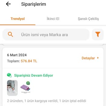 Trendyol Aynı Gün İçinde İptal Edilen Ürünün Para İadesi Yapılmadı