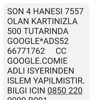 Google Hesaptan İzinsiz Çekilme