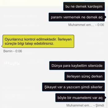 Betvakti Ödemiyor İncelenme Falan Deyip Duruyor