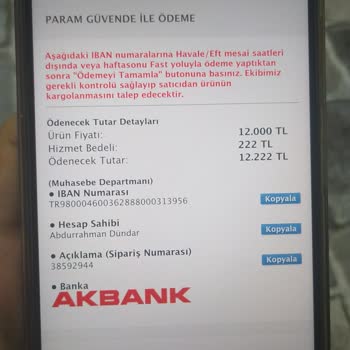 Sahibinden Güvenli Ödeme Mağduriyeti Ve İade Beklentisi