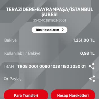 Ziraat Bankası Kullanılabilir Bakiye Ve Hesap Bakiyesi Arasındaki Fark