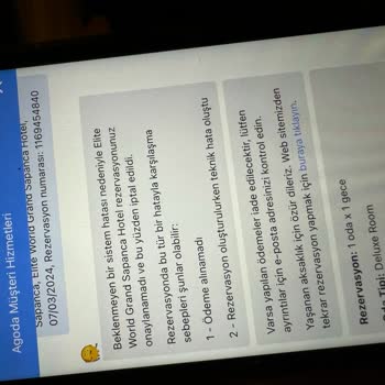 Agoda Sistem Hatası Nedeniyle İptal Ettiği Rezervasyonumdan Para Çekti